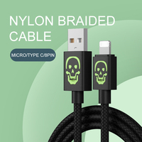 Kabel USB 2.0 Pengisian Cepat dengan Konduktor Tembaga Berlapis Timah Panjang 1m 2m 3 Meter untuk iPhone