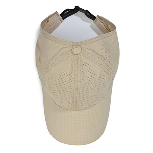 Summer Mesh Baseball Cap For Women Quick Drying Sun Protection Outdoor Sports Breathable Lightweight Solid Color Ponytail Hat - Product Image 3