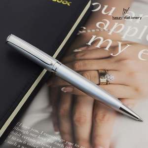 Bolígrafo de Metal Premium de Lujo con Punta de Bola Dorada, Cuerpo Cómodo de Agarrar, Logotipo Personalizado en Color - Product Image 4