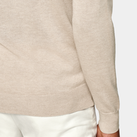 Cardigan Pull Zippé Homme Tricoté Marron Clair Hiver