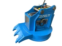 Elevador Magnético de Alta Densidad con Motor Hidráulico Cuadrado, 18-35t, para Excavadoras de Construcción, Recogida de Residuos Metálicos y Mineral de Hierro