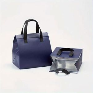 Sac de livraison alimentaire isotherme en non-tissé, personnalisé avec logo, écologique, pour café, lait, thé, pizza, biscuits, boissons - Product Image 4