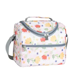 High Quality Waterproof Insulated Lunch Bag Portable Handle Lunch Box Cooler Bag for Picnic