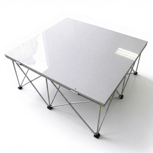 Sistema de Escenario Portátil con Marco de Aluminio, Plataforma Plegable de Aluminio para Eventos al Aire Libre - Product Image 1
