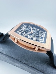 Montre de luxe pour homme en céramique ultra-fine, verre saphir bronze, mouvement mécanique, bracelet en acier inoxydable, résistante à l'eau - Product Image 5