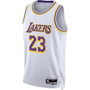 Maillot de basket-ball blanc LeBron James 23 des Lakers de Los Angeles, édition Association pour enfants et jeunes, vêtements de basket-ball anti-humidité - Product Image 2