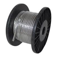 Câble de levage flexible en acier 6*37 IWRC pour systèmes de palans électriques industriels
