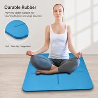 Coussin de méditation AeroMara personnalisé, mini-tapis de yoga, oreiller de soutien en caoutchouc pour fitness, genouillère et inversion