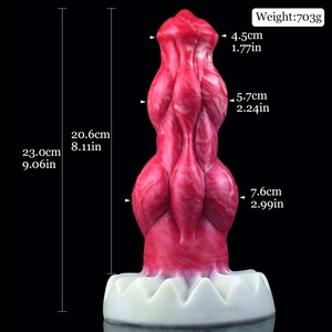 NNSX Thick Large Dog Knot Dog <b>Dildo</b> With Sucker Sex Gay Anal Plug Women Fantasy Animal Penis <b>Dildo</b> Anal Plug for Women - Product Image 3