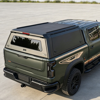 Hard-top en aluminium pour camionnette, 5ft 6ft, étanche, anti-poussière, verrouillable, pour pick-up, robuste, universel, idéal pour l'aventure