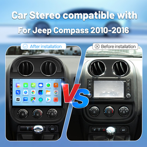 10 Inch Android 12 Touch Screen GPS <strong>Navigation</strong> 5G WIFI Car Radio Multimedia Video Car DVD Player for Jeep <strong>Compass</strong> 2010-2016 - Product Image 6