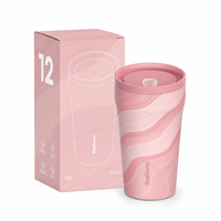 Tasses à café personnalisées Hong Ling, portables, pour voiture, avec support, pour hommes, gobelet isotherme, tasses à café à emporter