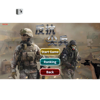 Simulateur de tir Pistolet laser Écran de jeu d'entraînement de haute précision Projection interactive du pistolet FPS