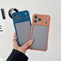 Coque arrière antichoc givrée pour iPhone 17 Pro Max, compatible avec iPhone 17 Air, 16, 15, 14, 13, 12, 11 – Étui de protection en TPU+PC