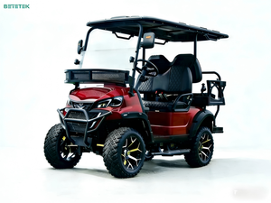 Voiturette de golf électrique pure BETETEK Factory Slim Light 2 places à carrosserie étroite, adaptée aux chemins étroits et aux terrains non publics - Product Image 1