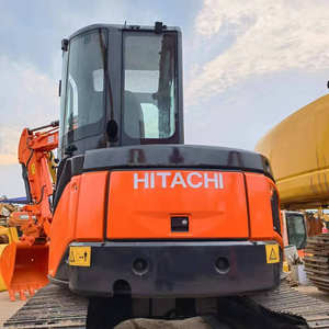 Petite pelleteuse sur chenilles Hitachi ZX50U de 5 tonnes d'occasion Mini hydraulique ZX 50U avec moteur central et composants de pompe - Product Image 6