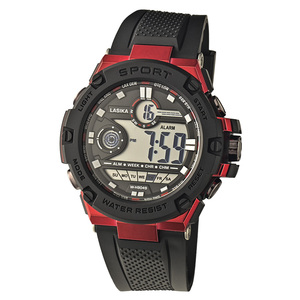 Đồng hồ thể thao unisex LASIKA W-H9049 kiểu dáng thời trang, màn hình <span class=keywords><strong>LED</strong></span> kỹ thuật số, mặt oval 50mm, chất liệu nhựa, chống nước, có chức năng báo thức, la bàn, đồng hồ bấm giờ, nhiều màu sắc, món quà lý tưởng. - Product Image 2