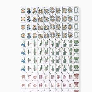 Tuiles de Mahjong Américaines de Luxe Personnalisées, Modernes et Portables, 160 Pièces, 4 Couches, en Acrylique, pour le <span class=keywords><strong>Poker</strong></span> et les Jeux de Casino, Écologiques - Product Image 6