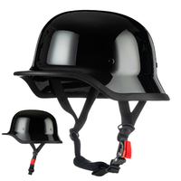 Casque de moto ouvert de style allemand de la Seconde Guerre mondiale, rétro vintage, casque de sécurité protecteur
