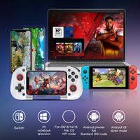 Controlador de Juegos Móvil X3 Extensible con Joystick de Efecto Hall, Vibración Turbo para Android, iOS, PC y Switch