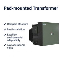 Transformateur monté sur socle OEM/ODM 1600KVA 20KV à enroulement en cuivre ONAN pour projet de développement immobilier