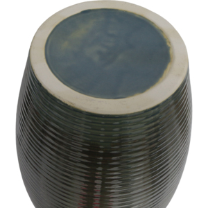 Vaso in Ceramica Scanalato Alto con Profilo Arrotondato, Vaso Decorativo per Fiori per Soggiorno e Arredamento Casa - Product Image 5