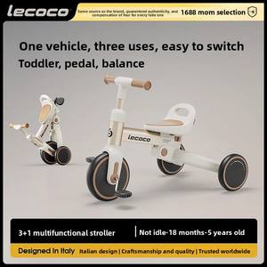 LECOCO Vélo d'équilibre léger et multifonctionnel à pédales <span class=keywords><strong>pour</strong></span> enfants de 2 à 4 ans, trotteur et tricycle en plastique pliable <span class=keywords><strong>pour</strong></span> bébés - Product Image 5