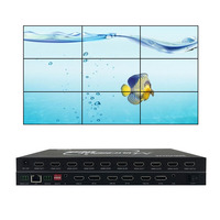 Processeur de mur vidéo professionnel personnalisable 1X4-1X7 multi-écrans Bitvisus Modèle MSE-8K-309HD 10 sorties HDMI 3 entrées DP