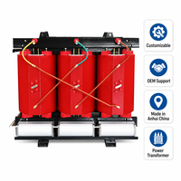 Transformateur toroïdal sec SCB11 500 kVA triphasé 10 kV 10,5 kV 12,47 kV 35 kV élévateur de tension 50 Hz 60 Hz 380 V 480 V