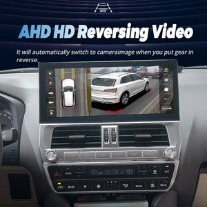 Radio Multimedia para Auto con Android de 12.3 Pulgadas, Reproductor de Video para Toyota Land Cruiser Prado 150 2018-2022, Unidad Principal con GPS y Carplay, con Panel de Aire Acondicionado - Product Image 5