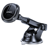 Support mural universel pour téléphone portable Accessoires de support de téléphone magnétique sous vide à 360 ° amélioré pour support de téléphone de voiture à bras long