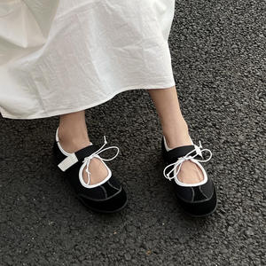 Zapatos Mary Jane de Estilo Deportivo con Corte Bajo para Mujer, Bailarinas con Parte Superior de Cuero Genuino, Entresuela de Goma, Ligeros e Impermeables - Product Image 6