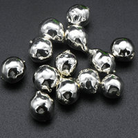 Perle d'eau douce naturelle de haute qualité, couleur argent, Barque de placage, perles en vrac pour la fabrication de bijoux de bricolage