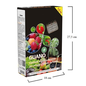 Engrais organique Guano 1,5 kg pour légumes et arbres fruitiers - Product Image 2
