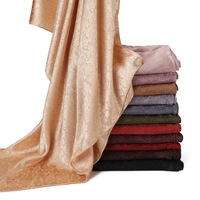 Nouveau Solide Satin Motif Jacquard Écharpe Respirant Doux Polyester Mousseline De Soie Drapé Châle Impression Numérique Jersey Hijab Plain Design