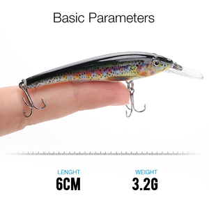 Lockt Angeln Großhandel 70mm 6,78g Schwere Sinking Minnow Locken Harten Köder Strand <span class=keywords><strong>Walker</strong></span> Pesca Bass Angeln - Product Image 2