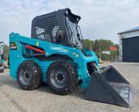 SWL2830 2.8T Skid Steer Loader 0.4m³ Kompak untuk Penanganan Material Industri