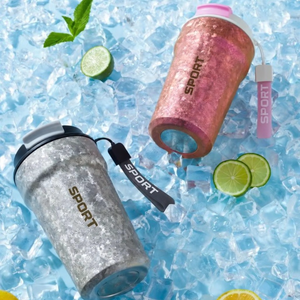 Pure Titanium Coffee <b>Cup</b> Portable Water Tumbler with <b>Straw</b> 380ml Large Capacity - Product Image 6