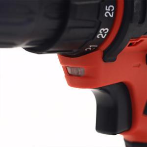 สว่านไร้สาย Cross Border 21V Max ขนาด 1/2 นิ้ว หัวจับดอกสว่านแบบไม่ใช้กุญแจ มอเตอร์แบบมีแปรงถ่าน ปรับความเร็วได้สองระดับ แบตเตอรี่ลิเธียม สำหรับงาน DIY - Product Image 2