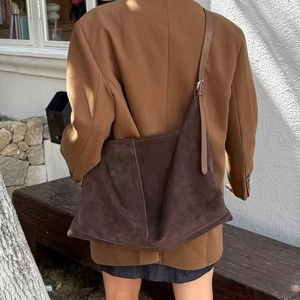 Nuova <span class=keywords><strong>borsa</strong></span> invernale a tracolla alta da <span class=keywords><strong>donna</strong></span> in vera pelle Nubuck stile europeo stile europeo - Product Image 5