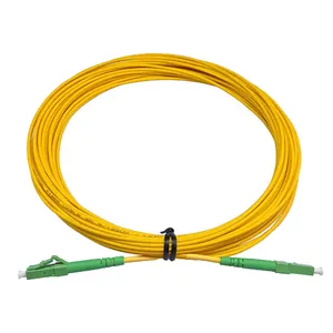 Cable de conexión de fibra de Interior de alta calidad, Conector de fibra óptica LC/APC-LC/APC