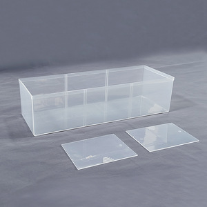 Multipurpose <b>Plastic</b> <b>Storage</b> Box 1-3L Stackable With Lid Office Organizer Rectangle Eco-Friendly PP <b>Plastic</b> Component <b>Bin</b> - Product Image 2