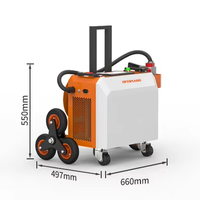 Limpiador Láser Profesional de 500W para Tratamiento de Superficies Metálicas, Eliminación de Pintura y Óxido, Fácil Operación, Portátil a bajo precio