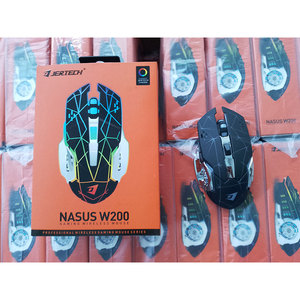 JERTECH W200 ofis dizüstü sessiz Pc şarj edilebilir ergonomik fare Tablet için 2.4ghz Usb optik kablosuz fareler - Product Image 5