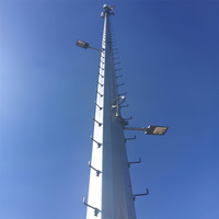 Torre de Telecomunicaciones Monopolar Galvanizada de 30m con Tecnología Profesional para Sitio de Red 5G Urbana