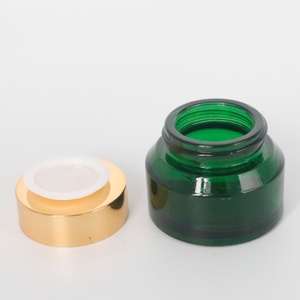 Envase de Vidrio Verde para Crema Cosmética Personalizada en Oferta, con Tapa UV - Product Image 6