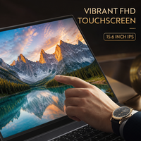 Ordinateur portable tactile convertible 2-en-1 OEM en gros, 15,6 pouces, rotation à 360°, AMD Ryzen 3 3200U, 16 Go de RAM, 512 Go SSD, Windows 11 Pro