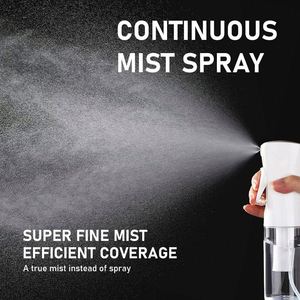 Botella de Spray de Perfume de Plástico PETG Transparente Blanca de 50 ml y 80 ml para Envasado de Cosméticos y Cuidado Personal - Product Image 2