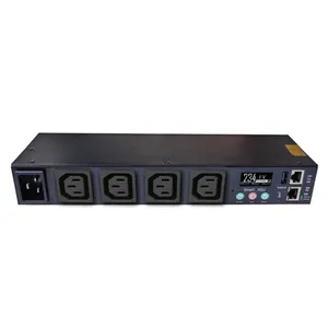 SNMP智能PDU机柜Iot电源插座Telnet 485Modbus 4端口分流监控分流控制