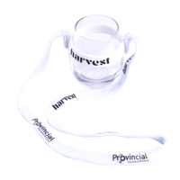 Promotion Fabricant : Lanière porte-bouteille d'eau en polyester populaire, style porte-verre à bière, pour le cou, fabriqué en Chine
